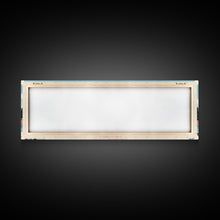 Load image into Gallery viewer, Big Bear Lake California Framed Canvas Print, Panoramic Wall Art, Midcentury Modern, Pop Art, Travel Poster, Scenic Bedroom Art, Living Room Decor