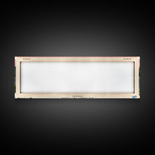 Load image into Gallery viewer, Big Chapman Lake Indiana Framed Canvas Print, Panoramic Travel Poster, Midcentury Modern Wall Art, Pop Art, Nature Lake House Art, Bedroom Decor