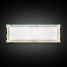 Load image into Gallery viewer, Big Trout Lake Ontario Framed Canvas Print, Panoramic Travel Poster, Midcentury Modern Wall Art, Pop Art, Nature Living Room Art, Lake House Decor