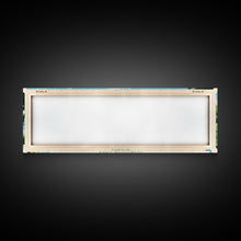 Load image into Gallery viewer, Blue Springs Lake Missouri Framed Canvas Print, Panoramic Wall Art, Midcentury Modern, Pop Art, Travel Poster, Scenic Living Room Art, Lake House Decor