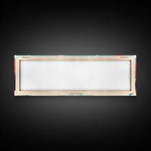 Load image into Gallery viewer, Branched Oak Lake Nebraska Framed Canvas Print, Pop Art Panoramic Travel Poster, Bedroom Decor, Midcentury Modern, Wall Art, Scenic Lake House