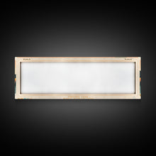 Carregar imagem no visualizador da galeria, Burnsville Lake West Virginia Framed Canvas Print, Midcentury Modern Panoramic Wall Art, Living Room Decor, Pop Art, Travel Poster Art, Scenic Nature Painting