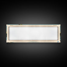 Carregar imagem no visualizador da galeria, Calcasieu Lake Louisianna Framed Canvas Print, Pop Art Panoramic Travel Poster, Midcentury Modern, Wall Art, Scenic Nature Painting, Bedroom Decor