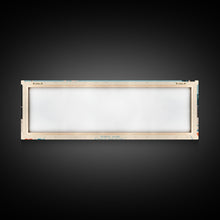 Cargar imagen en el visor de la galería, Cayuga Lake New York Framed Canvas Print, Pop Art Panoramic Travel Poster, Midcentury Modern, Wall Art, Scenic Nature Painting, Bedroom Decor, Living Room Art