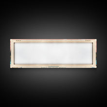 Cargar imagen en el visor de la galería, Clear Springs Lake Mississippi Framed Canvas Print, Pop Art Panoramic Travel Poster, Midcentury Modern, Wall Art, Scenic Nature Painting, Bedroom Decor, Living Room Art