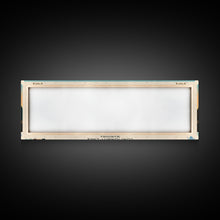 Cargar imagen en el visor de la galería, Cormorant Lake Manitoba Framed Canvas Print, Pop Art Panoramic Travel Poster, Midcentury Modern, Wall Art, Scenic Nature Painting, Bedroom Decor, Living Room Art