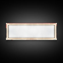 Load image into Gallery viewer, Crescent Lake Alaska Framed Canvas Print, Pop Art Panoramic Travel Poster, Midcentury Modern, Wall Art, Scenic Nature Painting, Bedroom Decor, Living Room Art