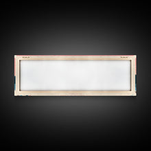 Load image into Gallery viewer, Cumberland Lake Manitoba Framed Canvas Print, Midcentury Modern Panoramic Wall Art, Living Room Decor, Pop Art, Travel Poster Art, Scenic Nature Painting