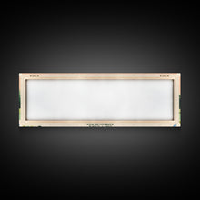 Load image into Gallery viewer, Davy Lake Saskatchewan Framed Canvas Print, Midcentury Modern Panoramic Wall Art, Living Room Decor, Pop Art, Travel Poster Art, Scenic Nature Painting