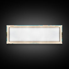 Load image into Gallery viewer, Dead Lakes Florida Framed Canvas Print, Midcentury Modern Panoramic Wall Art, Bedroom Decor, Pop Art, Travel Poster Art, Scenic Nature Painting