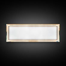 Load image into Gallery viewer, Dore Lake Saskatchewan Framed Canvas Print, Midcentury Modern Panoramic Wall Art, Living Room Decor, Pop Art, Travel Poster Art, Scenic Nature Painting