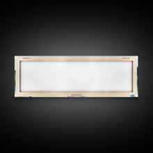 Load image into Gallery viewer, East Lake Oregon Framed Canvas Print, Panoramic Landscape Art, Midcentury Modern, Pop Art, Living Room Wall Art, Travel Poster, Beautiful Nature Art