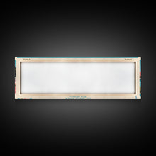 Load image into Gallery viewer, El Vado Lake New Mexico Framed Canvas Print, Panoramic Art, Midcentury Modern, Pop Art, Bedroom Decor, Travel Poster, Serene Lake Art