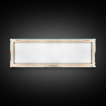 Carregar imagem no visualizador da galeria, Flathead Lake Montana Framed Canvas Print, Panoramic Wall Art, Midcentury Modern, Pop Art, Bedroom Decor, Travel Poster, Nature Art, Artistic Decor