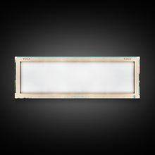 Carregar imagem no visualizador da galeria, Flathead Lake Montana Framed Canvas Print, Panoramic Art, Midcentury Modern, Pop Art, Living Room Wall Art, Travel Poster, Lake View, Home Decor