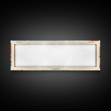 Carregar imagem no visualizador da galeria, Fool Hollow Lake Arizona Framed Canvas Print, Panoramic Art, Midcentury Modern, Pop Art, Living Room Decor, Travel Poster, Lake Painting, Wall Art