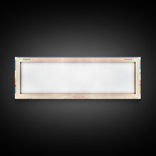 Carregar imagem no visualizador da galeria, Fort Peck Lake Montana Framed Canvas Print, Panoramic Wall Art, Midcentury Modern, Pop Art, Bedroom Decor, Travel Poster, Nature Art, Artistic Decor