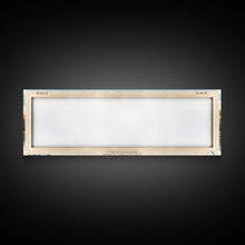 Cargar imagen en el visor de la galería, Ganoga Lake Pennsylvania Framed Canvas Print, Panoramic Art, Midcentury Modern, Pop Art, Living Room Wall Art, Travel Poster, Nature Painting, Home Decor