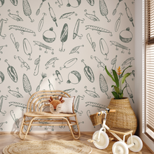 Carregar imagem no visualizador da galeria, Bait Wallpaper by Kim Hallquist Designs