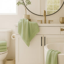 Carregar imagem no visualizador da galeria, Bamboo 3 Piece Towel Set - Sage