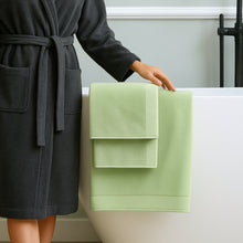 Carregar imagem no visualizador da galeria, Bamboo 3 Piece Towel Set - Sage