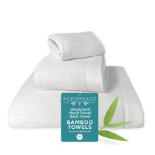 Carregar imagem no visualizador da galeria, Bamboo 3 Piece Towel Set - White