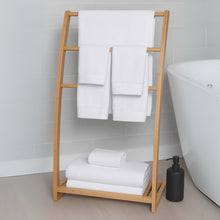 Carregar imagem no visualizador da galeria, Bamboo 8 Piece Towel Sets - White