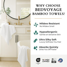 Carregar imagem no visualizador da galeria, Bamboo Bath Towel - White