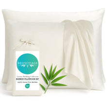 Carregar imagem no visualizador da galeria, Bamboo Pillowcase Set – Ivory