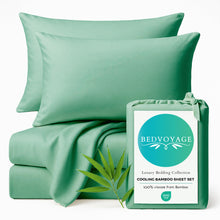 Carregar imagem no visualizador da galeria, Bamboo Bed Sheet Set - Seaglass