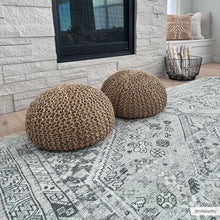 Load image into Gallery viewer, Barny Sage Flat Pile Washable Rug