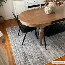 Load image into Gallery viewer, Barny Gray Blue Washable Rug