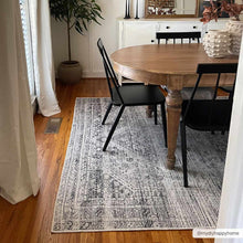 Load image into Gallery viewer, Barny Gray Blue Washable Rug