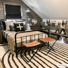 Load image into Gallery viewer, Bauer Plush Black Rainbow Rug - Clearance