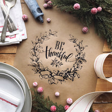 Load image into Gallery viewer, Be Thankful - Mesh Stencil 8.5x11