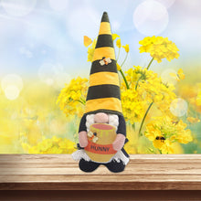Load image into Gallery viewer, Bee and Honey Themed Gnomes, Plush Bumblebee Home Decor