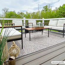 Load image into Gallery viewer, Beige Charcoal Areli Area Rug