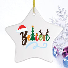 Load image into Gallery viewer, Believe Christmas Ornament