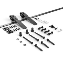 Load image into Gallery viewer, Bi-Folding Sliding Barn Door Hardware Track Kit (No Door)
