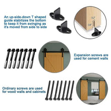 Load image into Gallery viewer, Big Spoke Wheel Roller Sliding Barn Door Hardware Kit (No Door)