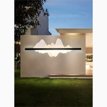 Load image into Gallery viewer, Black Aluminum Outdoor Waterproof Original Design LED Wall lamp For Garden