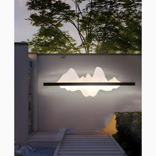 Load image into Gallery viewer, Black Aluminum Outdoor Waterproof Original Design LED Wall lamp For Garden
