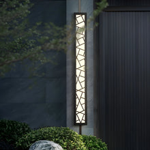 Load image into Gallery viewer, Black Creative Design Outdoor Waterproof Aluminum LED Tall Wall Lamp For Villa
