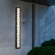 Load image into Gallery viewer, Black Creative Design Outdoor Waterproof Aluminum LED Tall Wall Lamp For Villa
