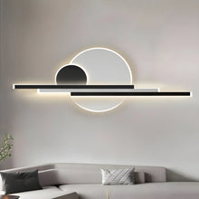 Load image into Gallery viewer, Black/Gold Modern Outdoor Waterproof Aluminum LED Wall lamp For Garden