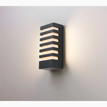 Load image into Gallery viewer, Black Outdoor Waterproof Aluminum LED Wall Sconce For Porch, Garden