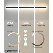 Load image into Gallery viewer, Black Outdoor Waterproof LED Wall Lamp With App Control Model