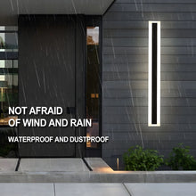 Load image into Gallery viewer, Black/White/Gold Outdoor Waterproof Tall Aluminum LED Wall lamp For Garden
