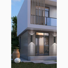 Load image into Gallery viewer, Black Waterproof Outdoor Aluminum LED Wall lamp For Garden, Porch