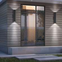 Load image into Gallery viewer, Black Waterproof Outdoor Aluminum LED Wall lamp For Garden, Porch